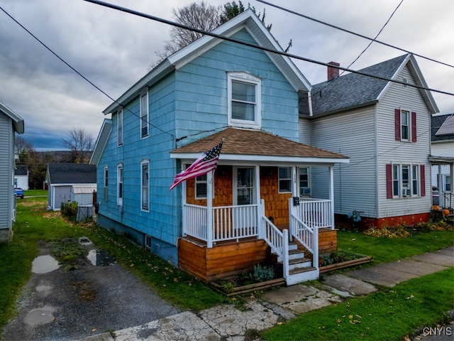 view of front of home