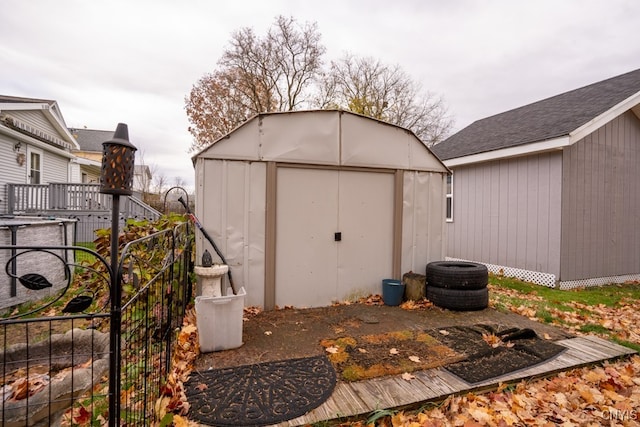 view of outbuilding