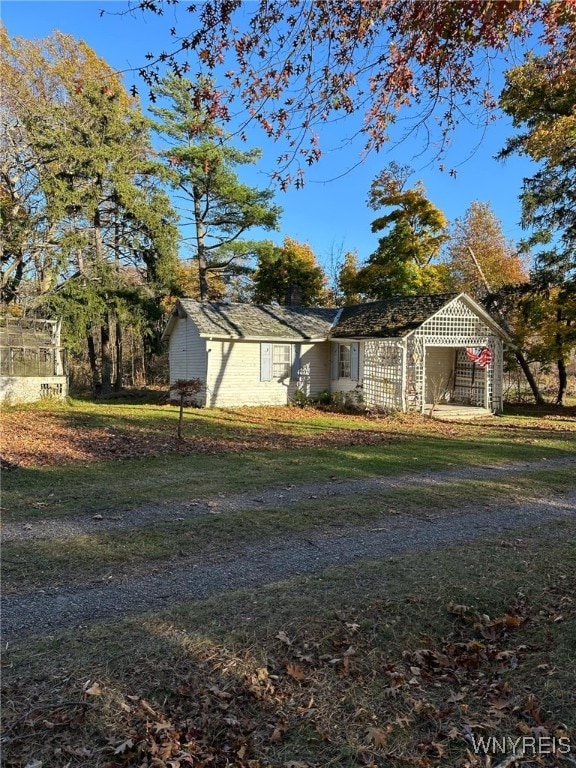 view of front of home