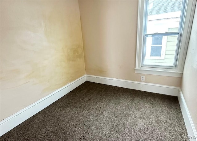 empty room with carpet floors