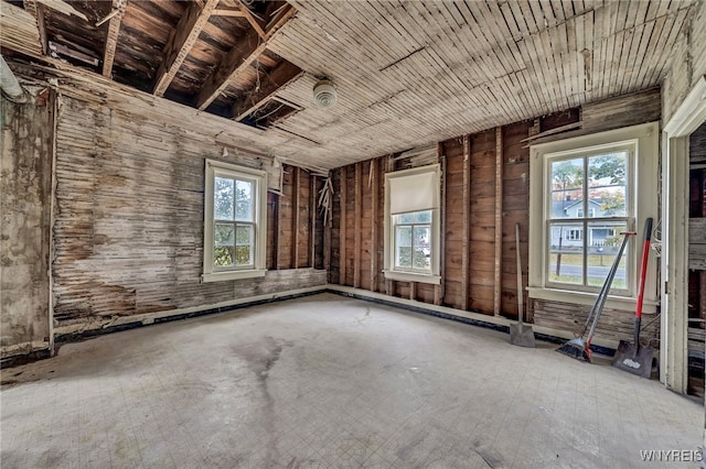 miscellaneous room featuring plenty of natural light