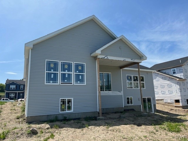 view of back of property