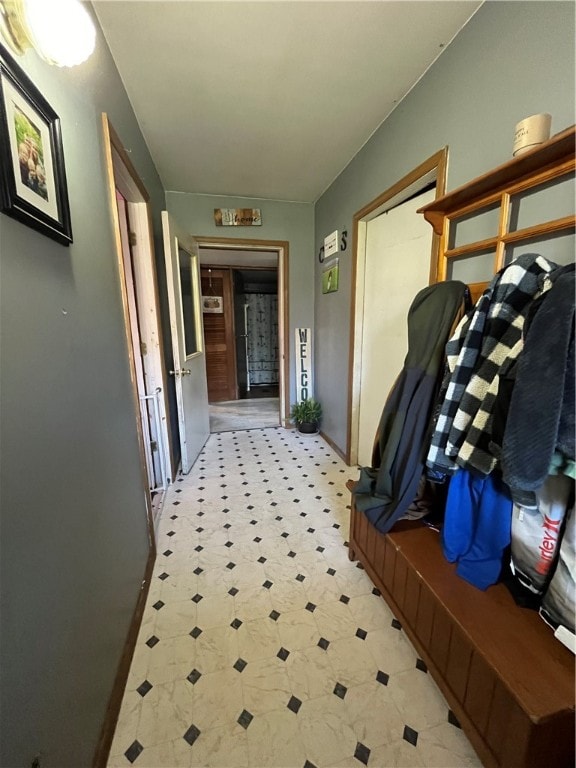 view of mudroom