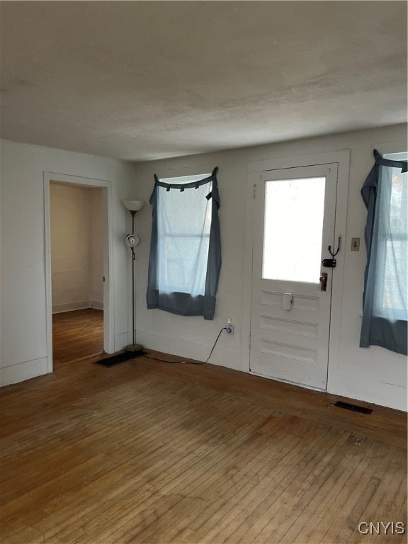 interior space featuring light hardwood / wood-style floors