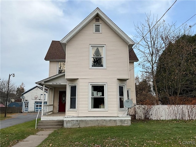 353 S James St, Wilna, NY 13619 - traditional-style house featuring covered porch