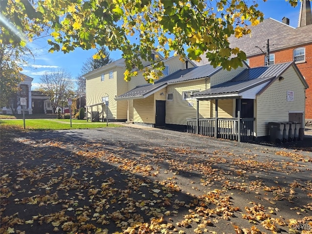 view of rear view of property