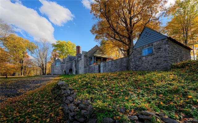 view of side of property