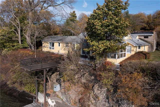 view of rear view of house