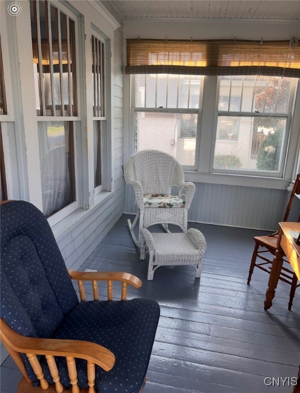 sunroom featuring a wealth of natural light