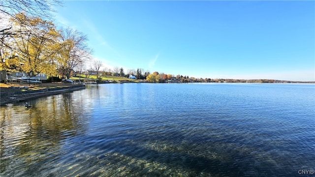 property view of water