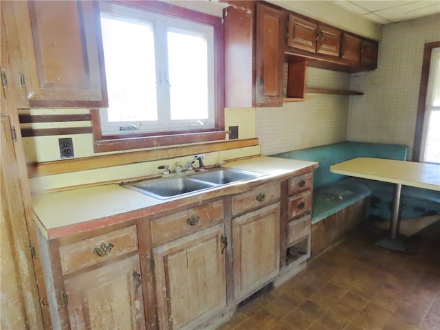 kitchen featuring sink