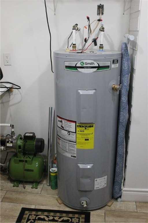 utilities featuring water heater