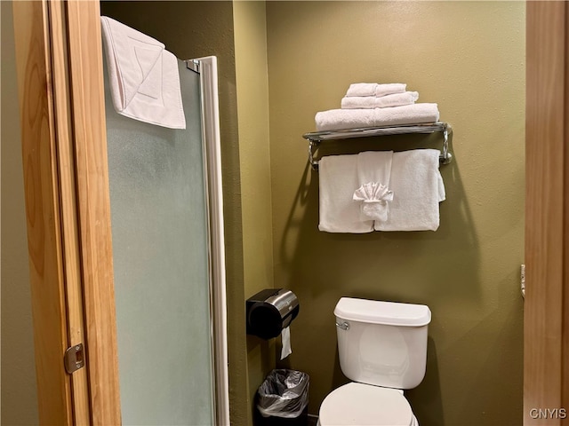 bathroom featuring toilet