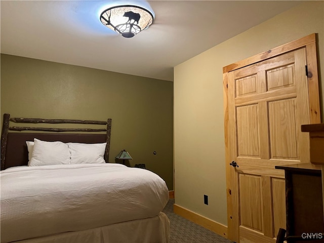 bedroom featuring carpet floors