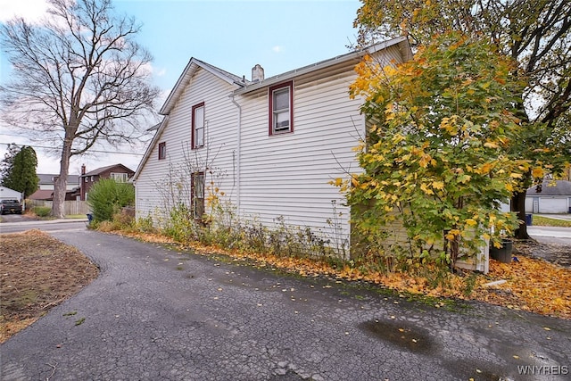 view of side of property