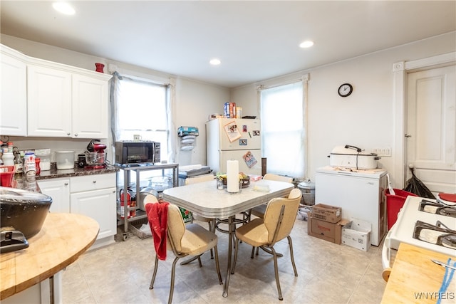 view of dining area