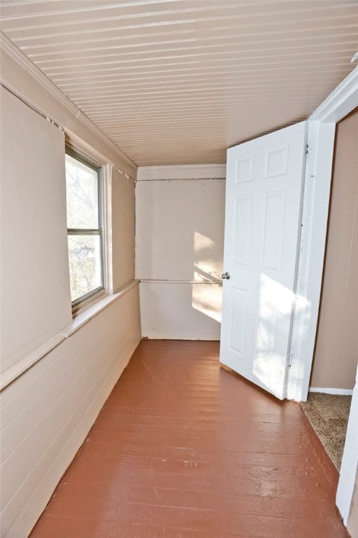 interior space featuring hardwood / wood-style floors