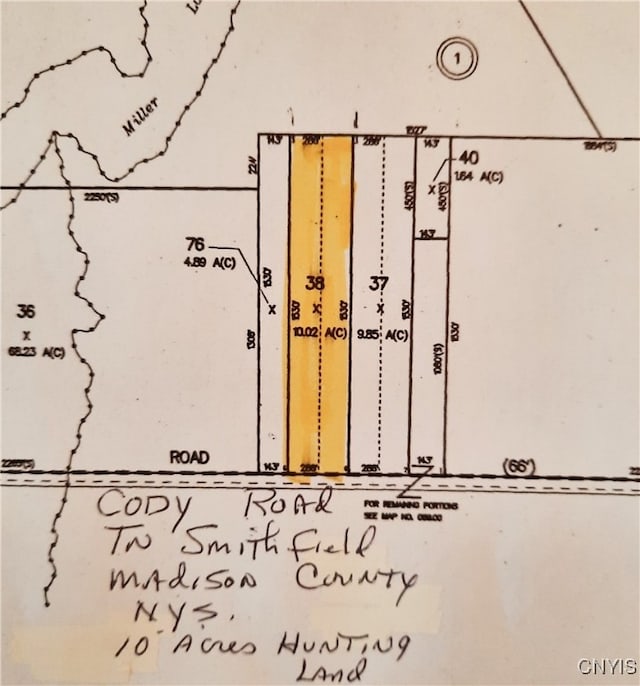 Cody Rd, Smithfield NY, 13035 land for sale