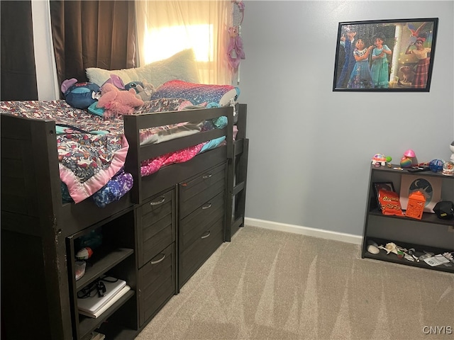 bedroom featuring carpet floors