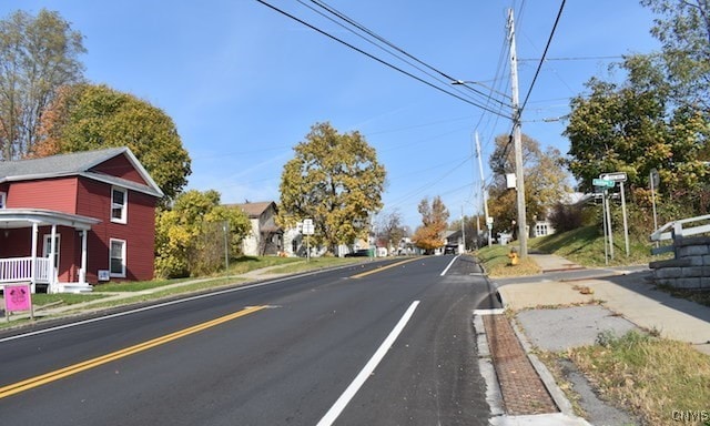 view of road