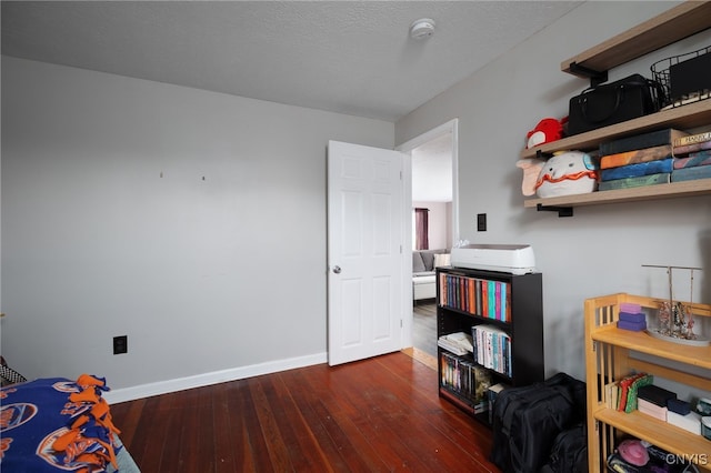 interior space featuring dark hardwood / wood-style floors