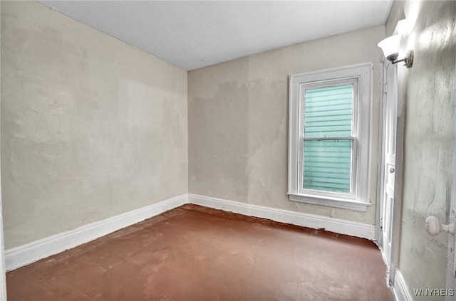 spare room featuring plenty of natural light