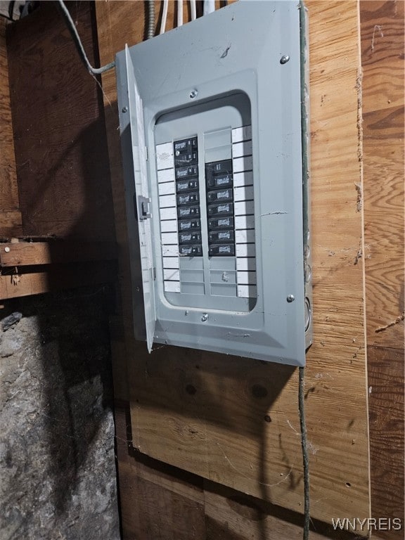 utility room featuring electric panel