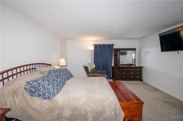 bedroom with carpet flooring