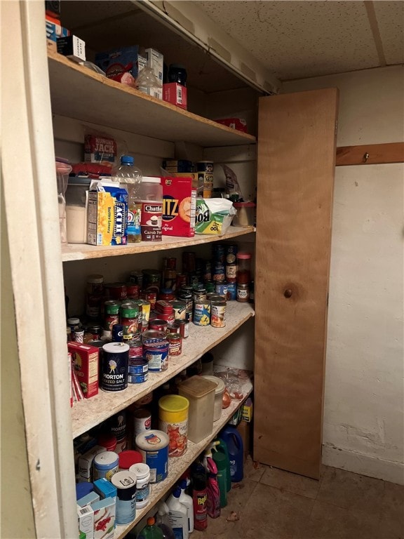 view of pantry