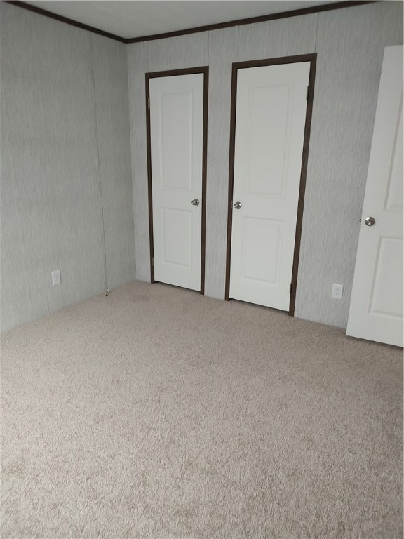 unfurnished bedroom featuring carpet