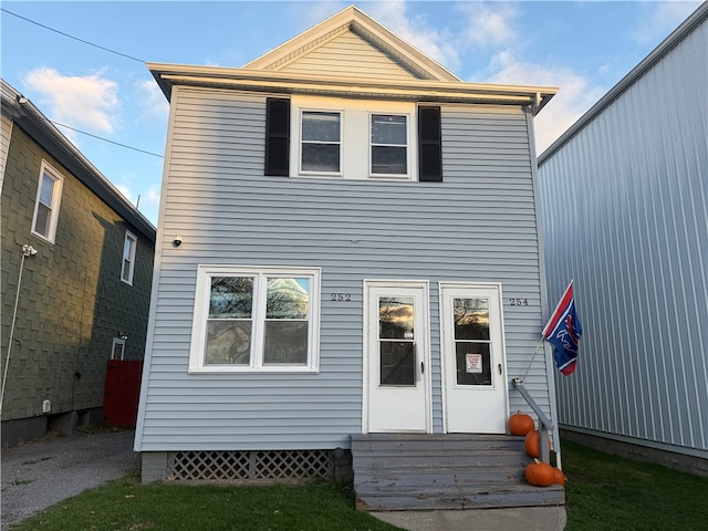 view of rear view of house