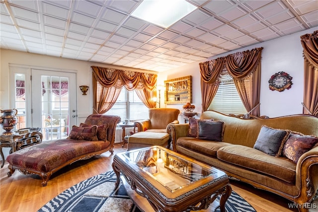 interior space featuring hardwood / wood-style floors