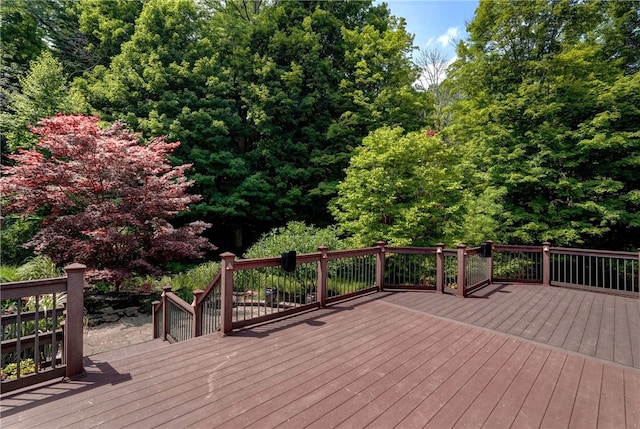 view of deck