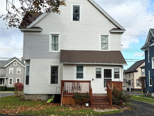 view of rear view of house