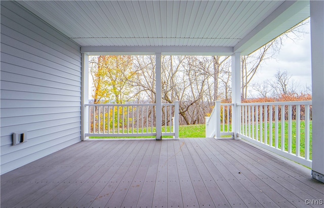 view of deck