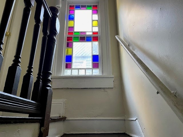 view of staircase