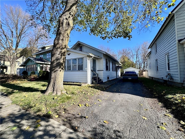 view of side of property