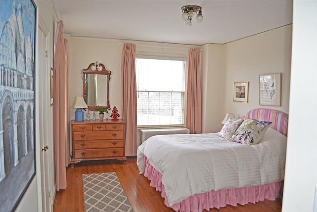 bedroom featuring hardwood / wood-style flooring