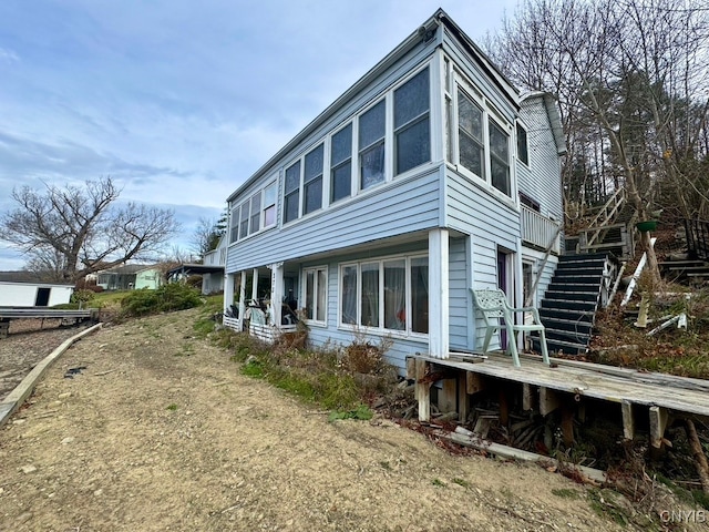 view of side of property