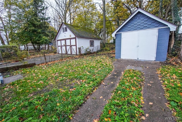 view of outbuilding