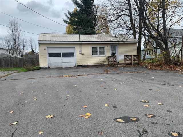 view of front of home