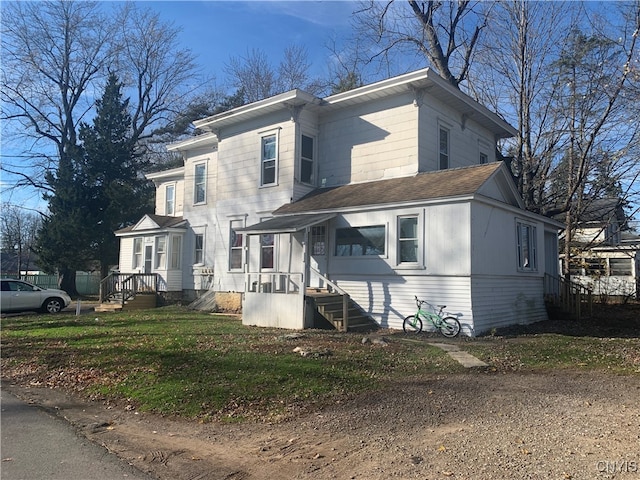 view of front of home