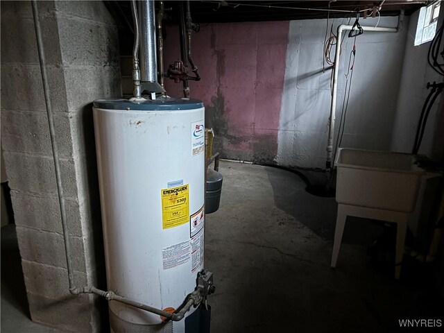 utilities featuring water heater