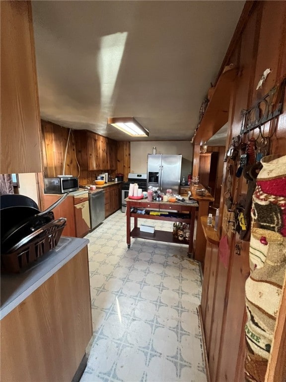 kitchen featuring appliances with stainless steel finishes