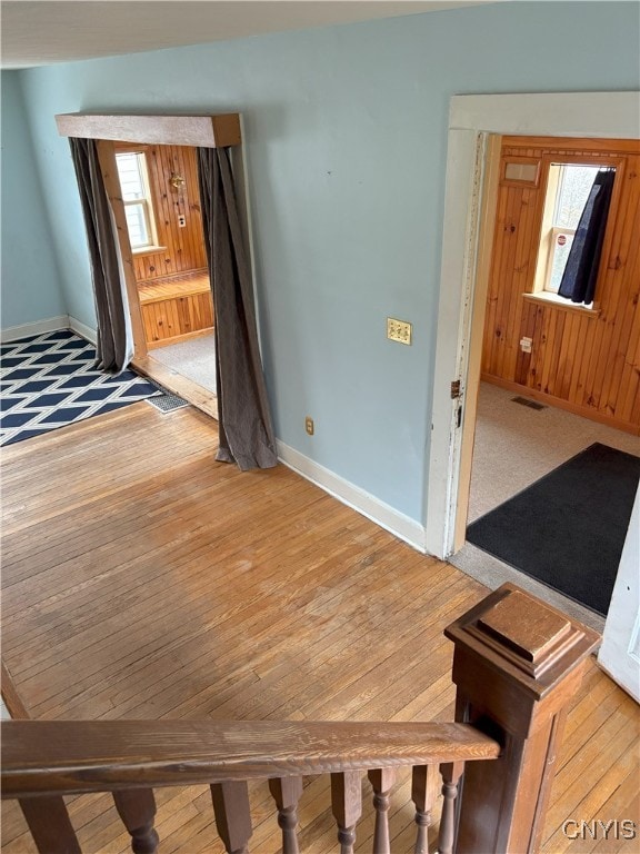 interior space featuring light hardwood / wood-style flooring