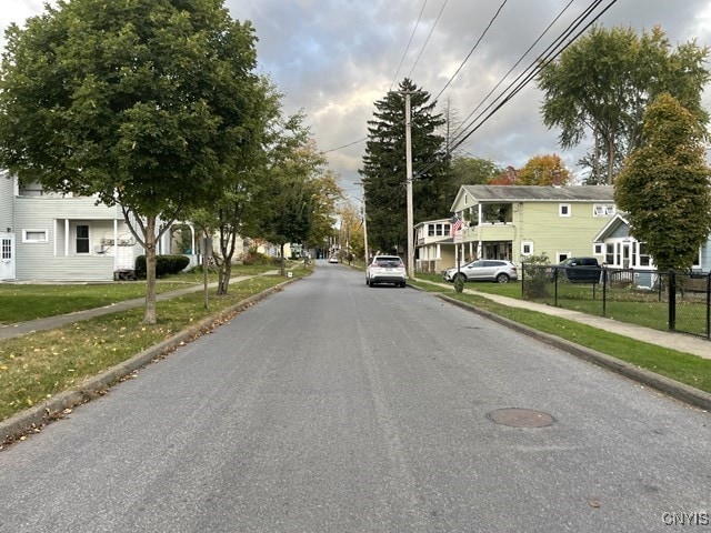 view of road