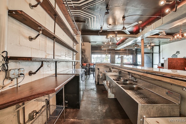 kitchen featuring sink