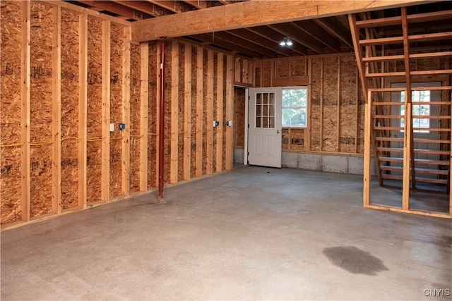 misc room featuring concrete flooring