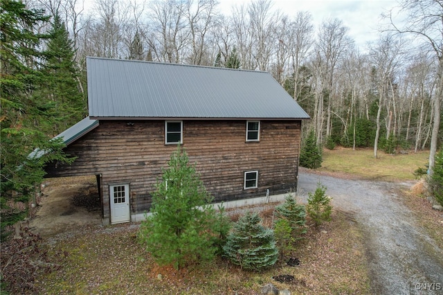 view of side of home