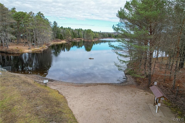 property view of water